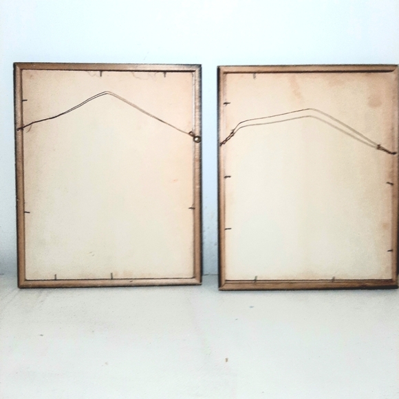 Vintage Paint by Numbers Ballet Dancer Framed Art Set - Pink and Blue. - Picture 4 of 4